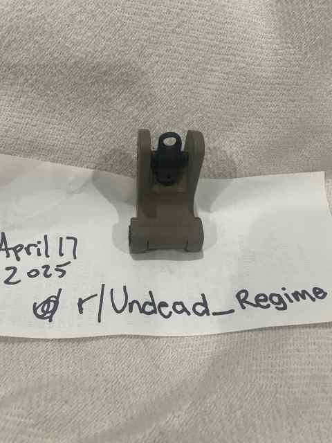 Troy industries fde rear fixed sight 