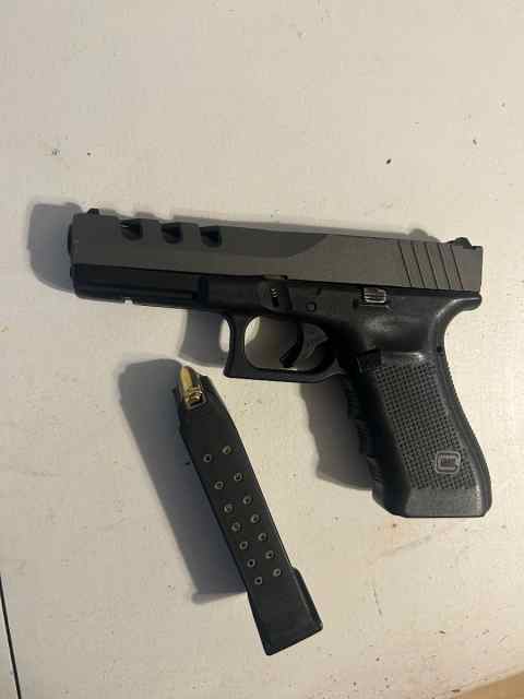 Glock 17 gen 4 ported slide 