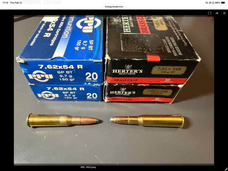7.62X54R Ammunition