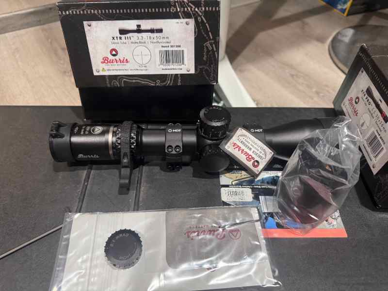 Burris xtr pro and xtriii