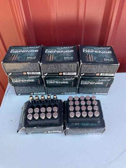 Liberty Ammunition Civil Defense 9mm Luger +P Ammo