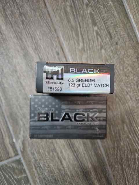 Hornady Black 6.5 Grendel 123gr ELD Match amo