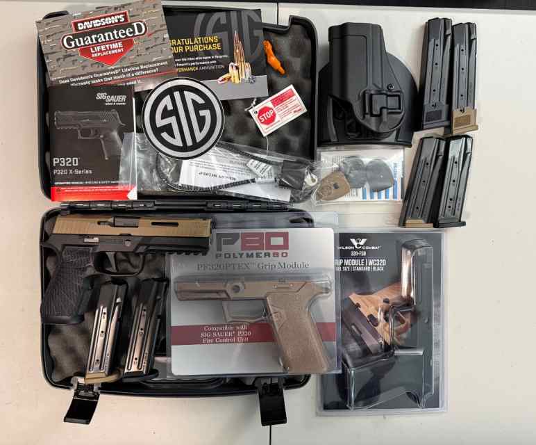 Sig Sauer P320 VTAC with extras