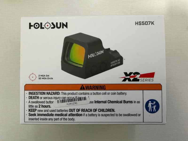 HS507K  X2 RED new open box
