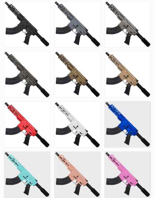 7.62x39 AR pistols 7.5in $550 cash