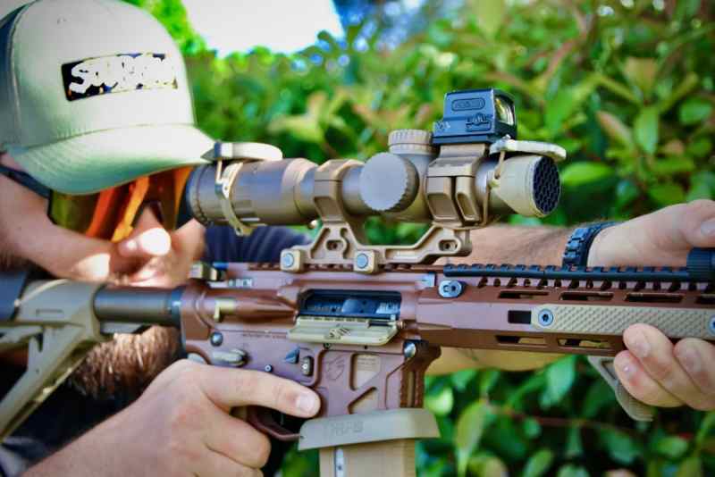 Eotech Vudu 1-10, Badger C1 mount, Holosun 509acss