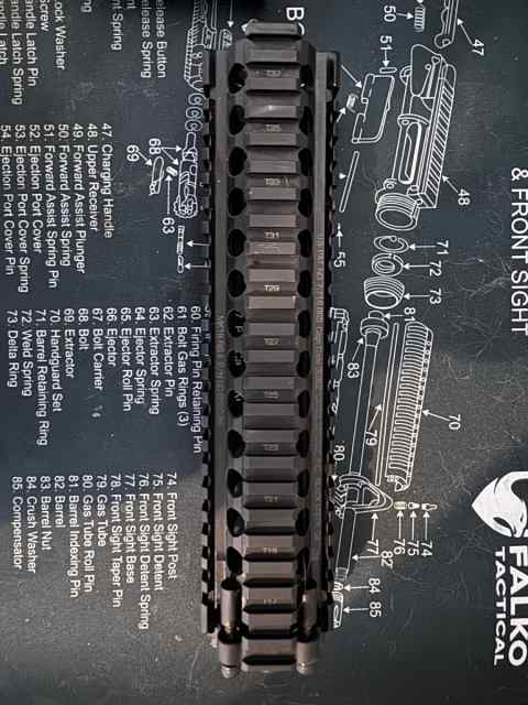 Daniel defense mk18 RIS II rail, black