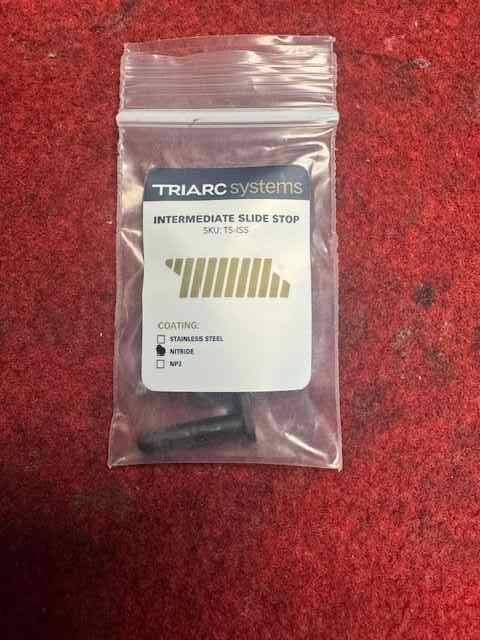 Triarc extended slide stop for 2011, 1911 platform