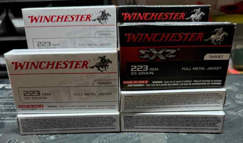 Winchester .223 REM 20/Box ONLY .35 Per Round!