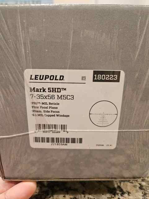 Leupold Mark 5HD 7-35x56 PR2-MIL Reticle FFP