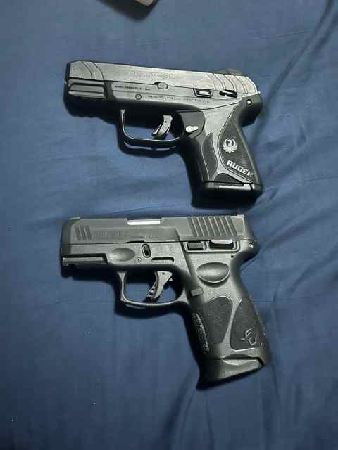 Taurus 9mm &amp; ruger 9mm