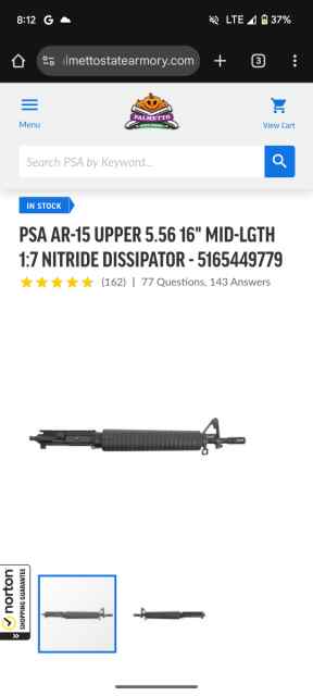 WTB PSA Dissipator upper