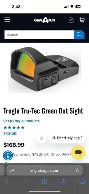 Like new truglo green dot doctor cut or pic mount