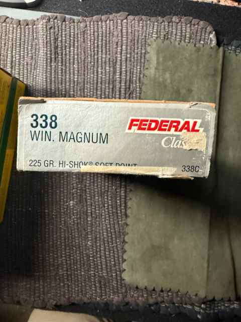 Assorted 338 Win . Mag Ammo