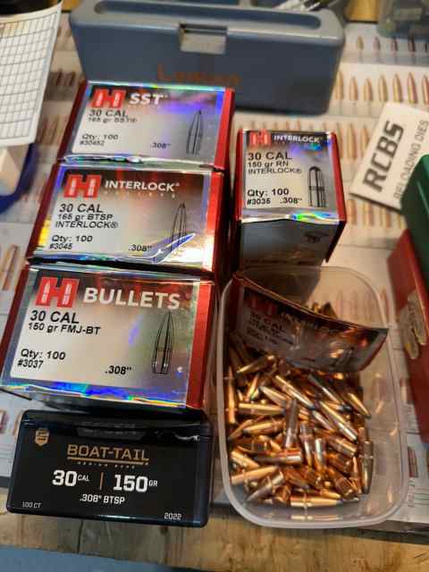 308 Win Ammo and reloading dies + more