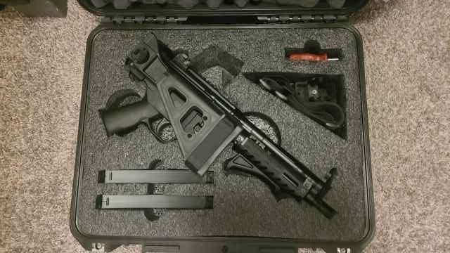 PTR MP5 SB TACTICAL BRACE &amp; Hard Case