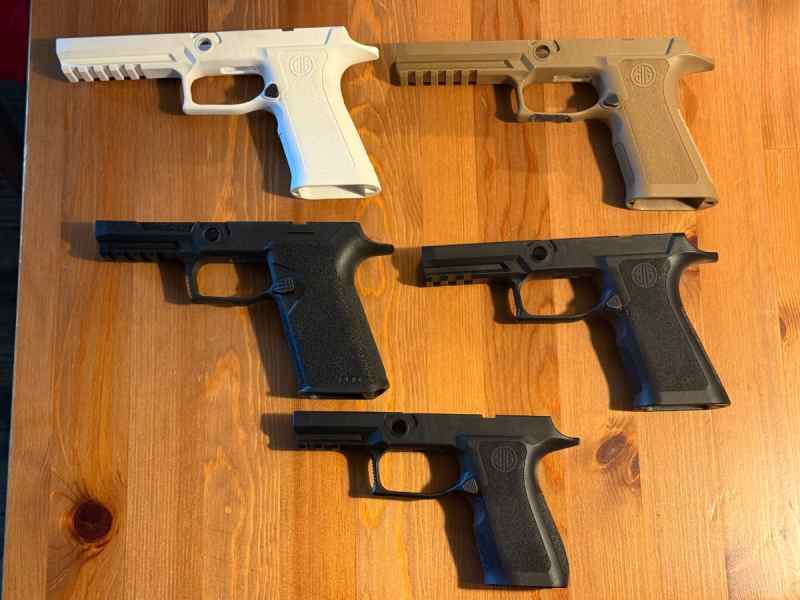 P320 Grip Frames, 5 of them