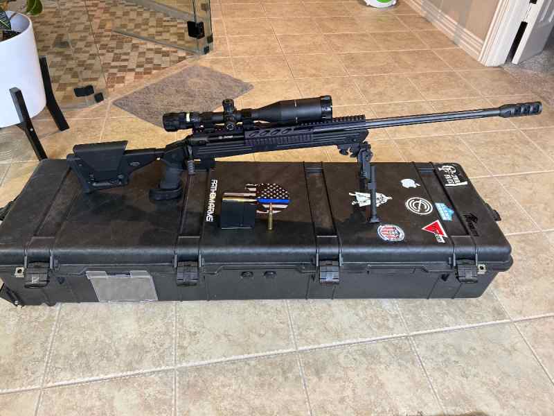 .338 Lapua, Savage BA110 long-range comp setup