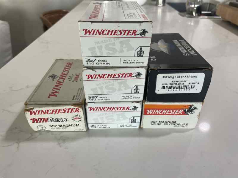 Winchester 357 Mag self defense ammo 282 rds