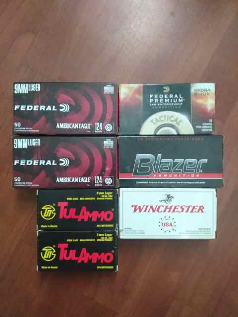 Variety of 9mm