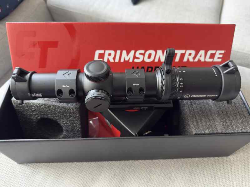 Crimson Trace 1-6x24 34mm tube illuminated LPVO