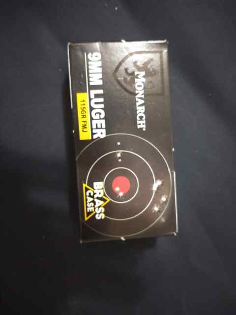 Monarch 9 mm Lugar - 115GR FMJ