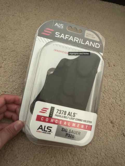 Safariland P320 Holster