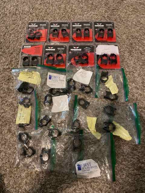18 Sets of Warne and Leopold Rings For Sale